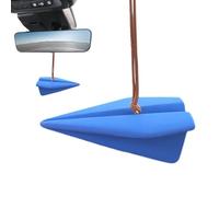 Colgante de avión de papel para coche, decoración interior de avión de papel, accesorios de visión trasera, difusor de aroma, colgante de fragancia para hombres y mujeres