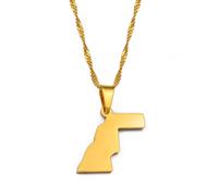 Colgante De Bandera Tradicional, Collares Colgantes Saharauis Para Mujeres Niñas Encanto Joyería Del Sáhara Occidental Joyería Clásica De Hip Hop Para Mujeres Hombres Joyería De Moda De Fiesta