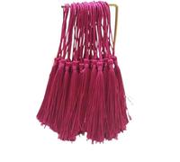 Colgante de Borla 32 borlas de Seda 13 cm for marcar Libros, Juego Mini, Colgantes Hechos a Mano for Hacer Joyas y Manualidades(Rose)