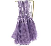 Colgante de Borla 32 borlas de Seda 13 cm for marcar Libros, Juego Mini, Colgantes Hechos a Mano for Hacer Joyas y Manualidades(Light Purple)