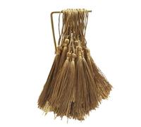 Colgante de Borla 32 borlas de Seda 13 cm for marcar Libros, Juego Mini, Colgantes Hechos a Mano for Hacer Joyas y Manualidades(Brown)