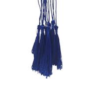 Colgante de Borla 32 borlas de Seda 13 cm for marcar Libros, Juego Mini, Colgantes Hechos a Mano for Hacer Joyas y Manualidades(Royal Blue)