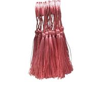 Colgante de Borla 32 borlas de Seda 13 cm for marcar Libros, Juego Mini, Colgantes Hechos a Mano for Hacer Joyas y Manualidades(Crimson)