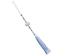 Colgante de borlas chinas retro con jade imitación de jade elegante joyería para fiestas accesorios de ropa colgante de cerámica de poliéster, talla única, como se describe, como se describe