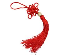 Colgante de borlas de nudo chino tejido a mano, hecho a mano, decoración colgante para llavero, bolso, ropa, colgante de nudo chino