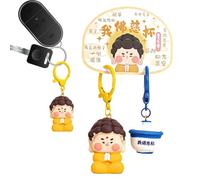 Colgante De Buda - Encanto, Colorido Llaveros Para Las Llaves Del Coche | Adorable Decoración Del Casa, Adorable Bolsa Escolar Adorno Para Niñas