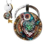 Colgante de búho para monedero, diseño de búho, accesorio único para llavero, duradero, portátil, gran de regalo, ideal para niños, adolescentes, adultos