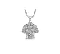 Colgante de Camiseta de Fútbol Número 7,Collar de Fútbol Número 7 para Hombre Collar de Fútbol Número 7 Joyería de Dije de Fútbol Collar de Camiseta de Fútbol Regalo de Cumpleaños para Niños