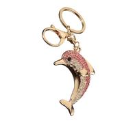 Colgante de Cartera con Forma de Delfín | Elegante De Animal Metálico Y Decorativo | Llavero Delfín Colgante Para Cartera Bolsos | Para Mujeres Bolso Monedero Mochila Escolar Y Decoración De Viaje