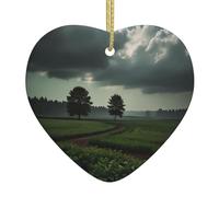 Colgante de cerámica para árbol de Navidad, WHJSHOP el primer toque de imagen verde, hogares, centros comerciales, supermercados y tiendas