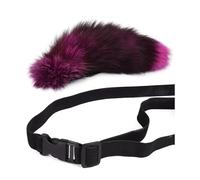 Colgante de cola de zorro de piel sintética con cola de zorro Therian Fox Cola Furry, 11