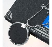 Colgante De Collar Negro Cuántico Para Hombres Y Mujeres,Rojo Marrón