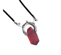 Colgante de collar neutro Dmc Devil Maycry 5 Dante Collar Colgante Gema Roja y Azul Cadena de cuerda larga Regalos Vintage para Mujeres y Hombres Regalo de joyería ajustable Regalos de cumpleaños