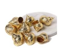 Colgante de concha natural de concha de mar para hacer joyas, collar, pulsera, aretes, estilo26, 5 piezas