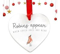 Colgante de corazón de cerámica - Deseo Que vivieras al Lado de cerámica en Forma de corazón - Letrero de de de para Decoraciones de Mesa, Mochilas Escolares, Mochilas