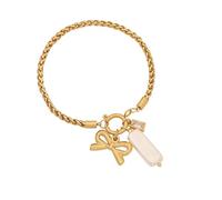 Colgante de corazón exagerado, textura de acero inoxidable, joyería de muñeca moderna y moderna para niña, cómodo de llevar