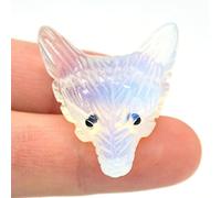 Colgante de cristal tallado a mano, accesorios para manualidades, joyería de animales, collar de cuarzo, decoración de jade, opalita