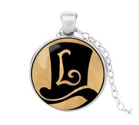 Colgante de cúpula de cabujón de cristal inspirado en el emblema del profesor Layton, nan