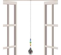 Colgante de de Colores - Prismas de Transparente, Colgantes de árbol de Navidad para Ventana, candelabros, guardería, árboles de Navidad, armarios, Puerta Delantera