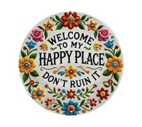 Colgante de emblema de metal circular de estilo navideño para llavero, collar, joyería, manualidades y proyectos de personalización con diseño ornamental clásico (B, 20 cm)