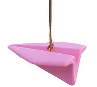 Colgante de espejo retrovisor de avión de papel,colgante de coche de avión de papel,Decoración de coche en de avión de papel con difusor de perfume aromático - Decoración de