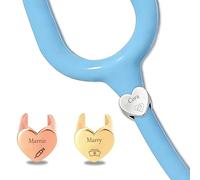 Colgante de estetoscopio personalizado: un regalo recomendado para enfermeras, veterinarios, médicos y estudiantes de enfermería. (Compasión)