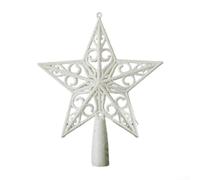 Colgante de estrella hueca brillante perfecto para añadir un toque festivo a la decoración de tu hogar (C)