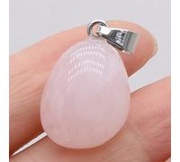 Colgante de forma Irregular de piedra de ojo de tigre de gema Natural, artesanías hechas a mano, collar de abalorio DIY,Cuarzo rosa