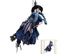 Colgante de Halloween - Decoración de voladora de Halloween, Brujas Gritando | Animada Colgante con Control de Voz y táctil, Accesorios de al Aire Libre, ornam