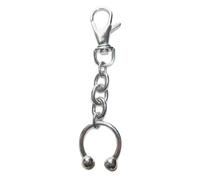 Colgante de herradura de acero inoxidable para oreja, bolsa de joyería, adorno para llaves, adecuado para el uso diario, elegante joyería de acero inoxidable, One Size, como se describe, como se