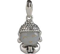 Colgante de Jade, Piedra Natural Jade Colgante amuletes afortunados Buddha amuletos delicados Vintage S925 Plateado amuletos de Bricolaje para joyería de Pulsera de Collar Que Hace Reiki Cristal