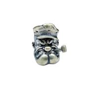 Colgante de latón con diseño de cabeza de marinero para ancianos, accesorios tejidos a mano, Medium, Latón, No es una piedra preciosa