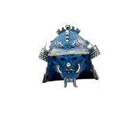 Colgante de latón japonés Ghost King Samurai casco EDC abalorios suministros para hacer joyas, herramientas de bricolaje para exteriores, cuentas de paracaídas, accesorios tejidos a mano, M, Latón, No