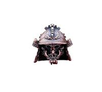 Colgante de latón japonés Ghost King Samurai casco EDC abalorios suministros para hacer joyas, herramientas de bricolaje para exteriores, cuentas de paracaídas, accesorios tejidos a mano, M, Latón, No