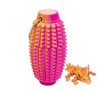 Colgante de llave con diseño de dragón inquieto, diseño 3D, portátil, para reducir el estrés, adultos, niños, bolsa de escritorio ejecutiva para el hogar