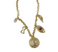 Colgante de metal con diseño de ojo punk, cadena de cintura para mujer, joyería corporal, accesorio ajustable para Halloween, eventos malvados, One Size, como se describe, como se describe