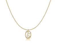 Colgante de mujer original con los signos del zodiaco decorados con circonitas. Cadena de plata para mujer, niña ideal para regalo del día de la madre, cumpleaños, aniversario. Joyería mujeres