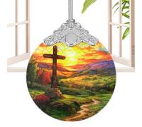 Colgante de Navidad de la escena de la Natividad, de la percha de escena de la Natividad | Colgante de Navidad de acrílico, escena de la Natividad, colgante de bendición - Decoraciones