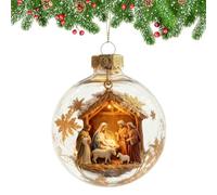 Colgante de Navidad genérico - de la Natividad sagrada, festivo para colgar, símbolo artístico estacional, recuerdo de vacaciones Sturdy, para adolescentes, estudiantes, niñas collectio