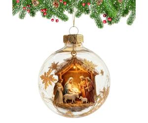 Colgante de Navidad genérico - de la Natividad sagrada, festivo para colgar, símbolo artístico estacional, recuerdo de vacaciones Sturdy, para adolescentes, estudiantes, niñas collectio