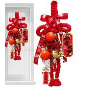 Colgante de nudo chino,Decoración de borla DIY 2026,Año Nuevo Colgantes de Año Nuevo - Para la inauguración de la casa Nuevo Hogar Sala de Estar Pared Ventana Marco de Puerta Marquesina