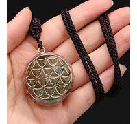 Colgante de orgonita, collar con símbolo de Om, 7 Chakra, collar de energía, meditación para mujeres, collar hecho a mano, joyería, regalos-B