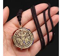 Colgante de orgonita, collar con símbolo de Om, 7 Chakra, collar de energía, meditación para mujeres, collar hecho a mano, joyería, regalos-mi