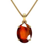 Colgante de oro natural Hesonita granate Gomed de 5,25 ratti 4,31 quilates A+, certificado sin calefacción, para mujeres y hombres-B0DNZ17PMRNAMZ, S, Gema