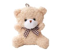 Colgante de oso sentado, bonito oso, llavero de peluche, decoración de mochila, accesorios para bolsos, regalo, relleno de bolsa de regalo, llavero de peluche, colgante,