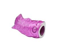 Colgante de paracaídas de supervivencia al aire libre, con forma de pez, latón, para aventuras y personalidades de coleccionistas