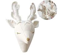 Colgante de pared 3D, Decoración de pared con cabeza de animal, Arte de pared de guardería Colgante de puerta de pared de guardería para niños, niñas, habitación de niños