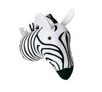 Colgante de pared 3D, decoración de pared de cabeza de animal de lienzo, juguetes colgantes de arte de pared de guardería para niños, niñas, habitación de niños