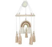 Colgante de pared colorido hecho a mano, adorno moderno para decoración del hogar, colgante para sala de estar de bebé, dormitorio de niños