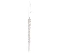 Colgante de pared para plantas, diseño de carámbano transparente, decoración navideña, árbol de Navidad, creativo, decoración del hogar, maceta de pared interior (multicolor, talla única)
